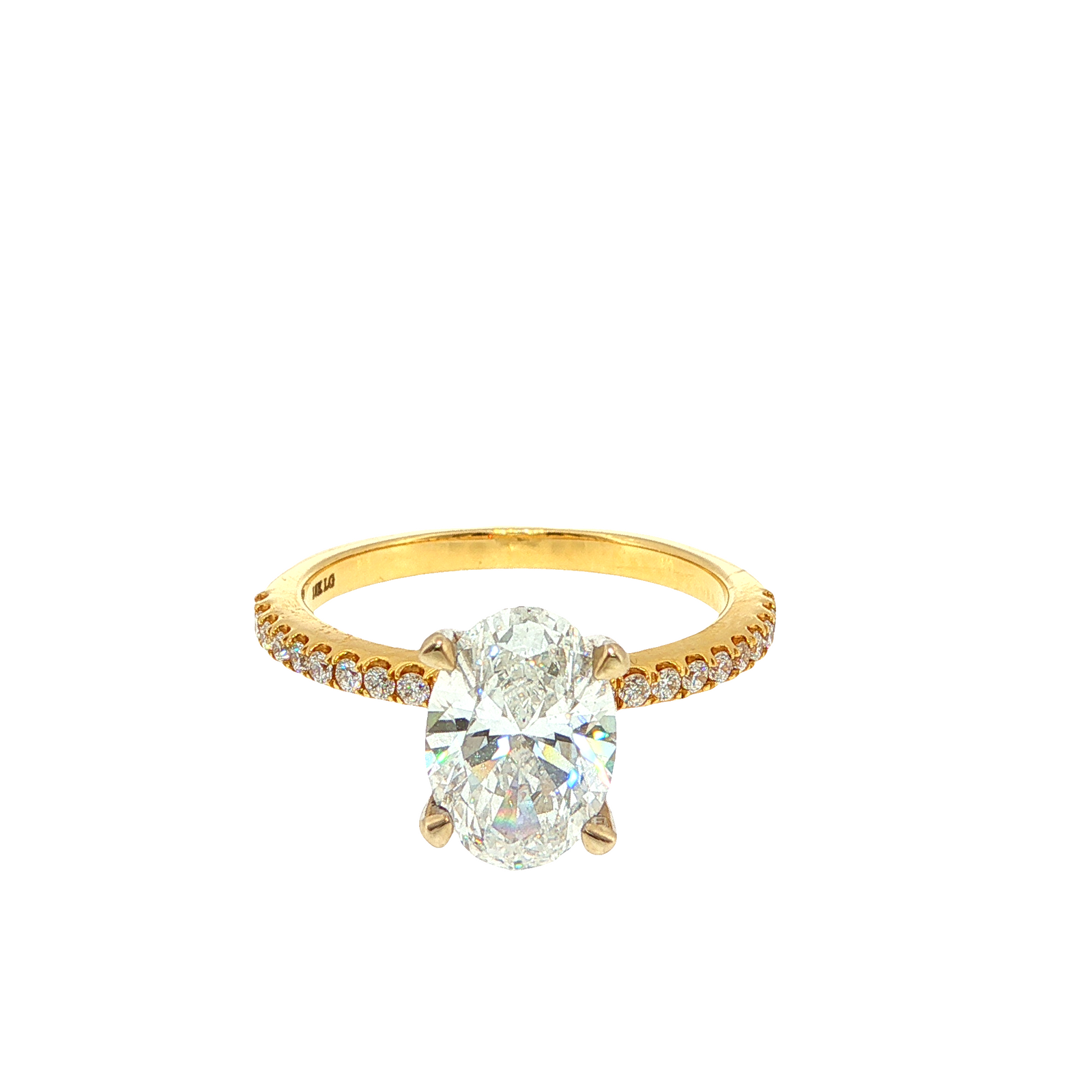 18 Carat Yellow Gold Diamond Ring