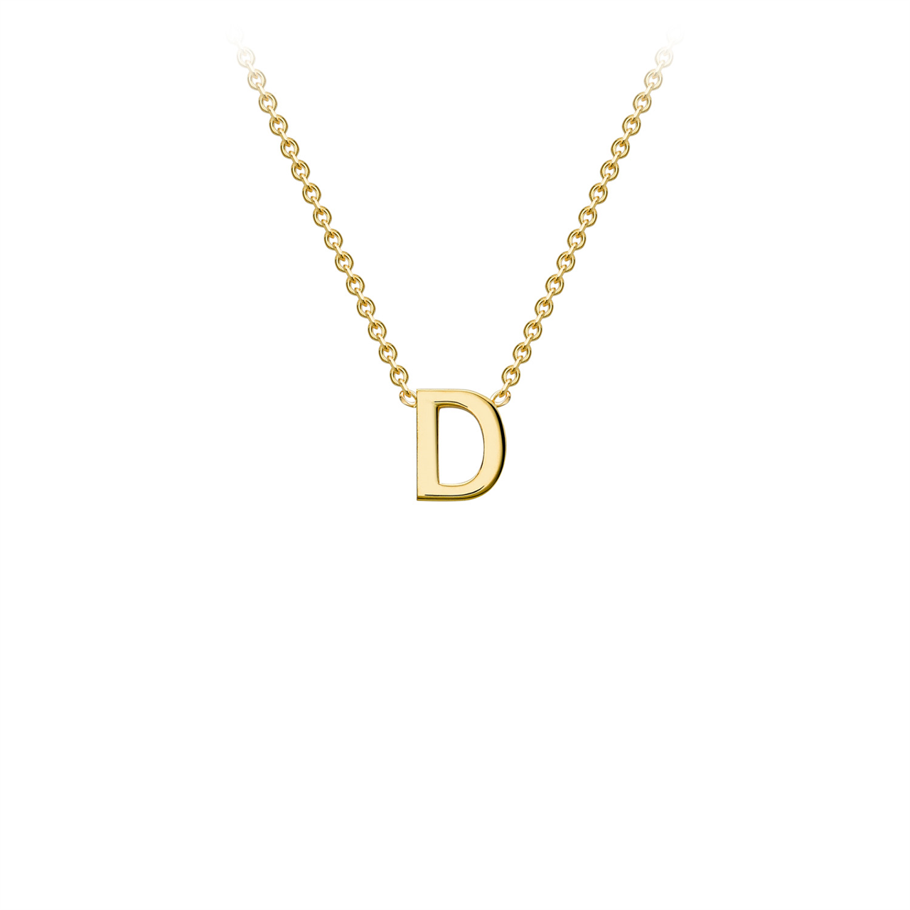 9ct Petite Initial Necklace