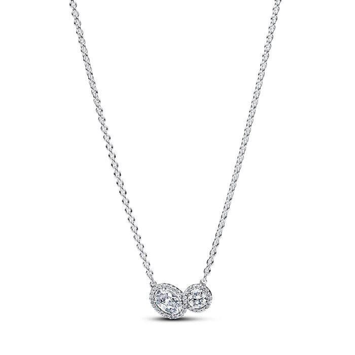 Pandora Embracing Halo Necklace
