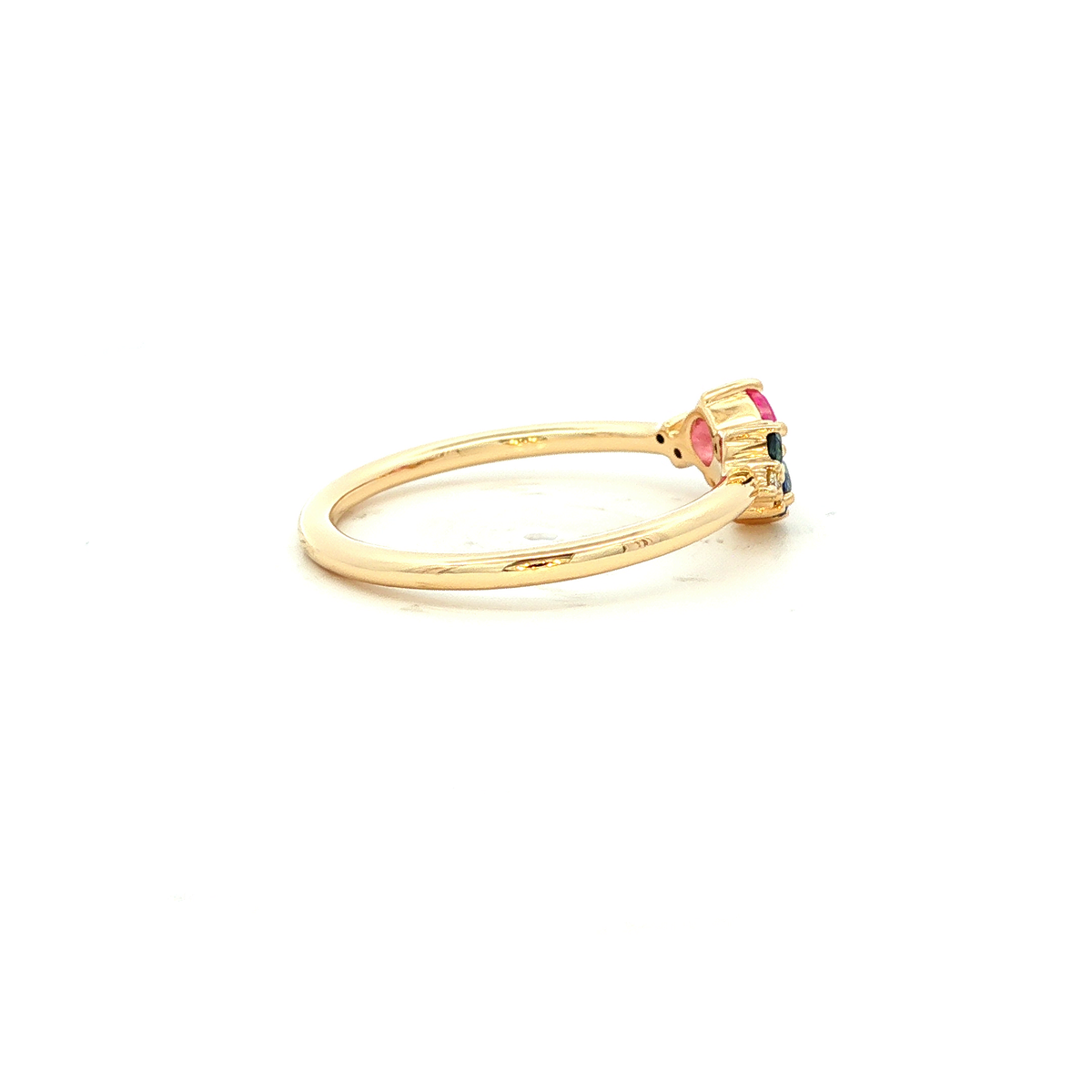 9ct Yellow Gold Multistone Ring