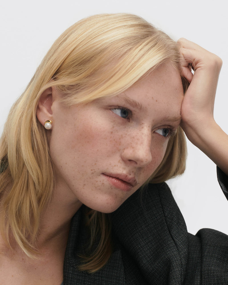 PDPaola La Perla Mini Stud Earrings