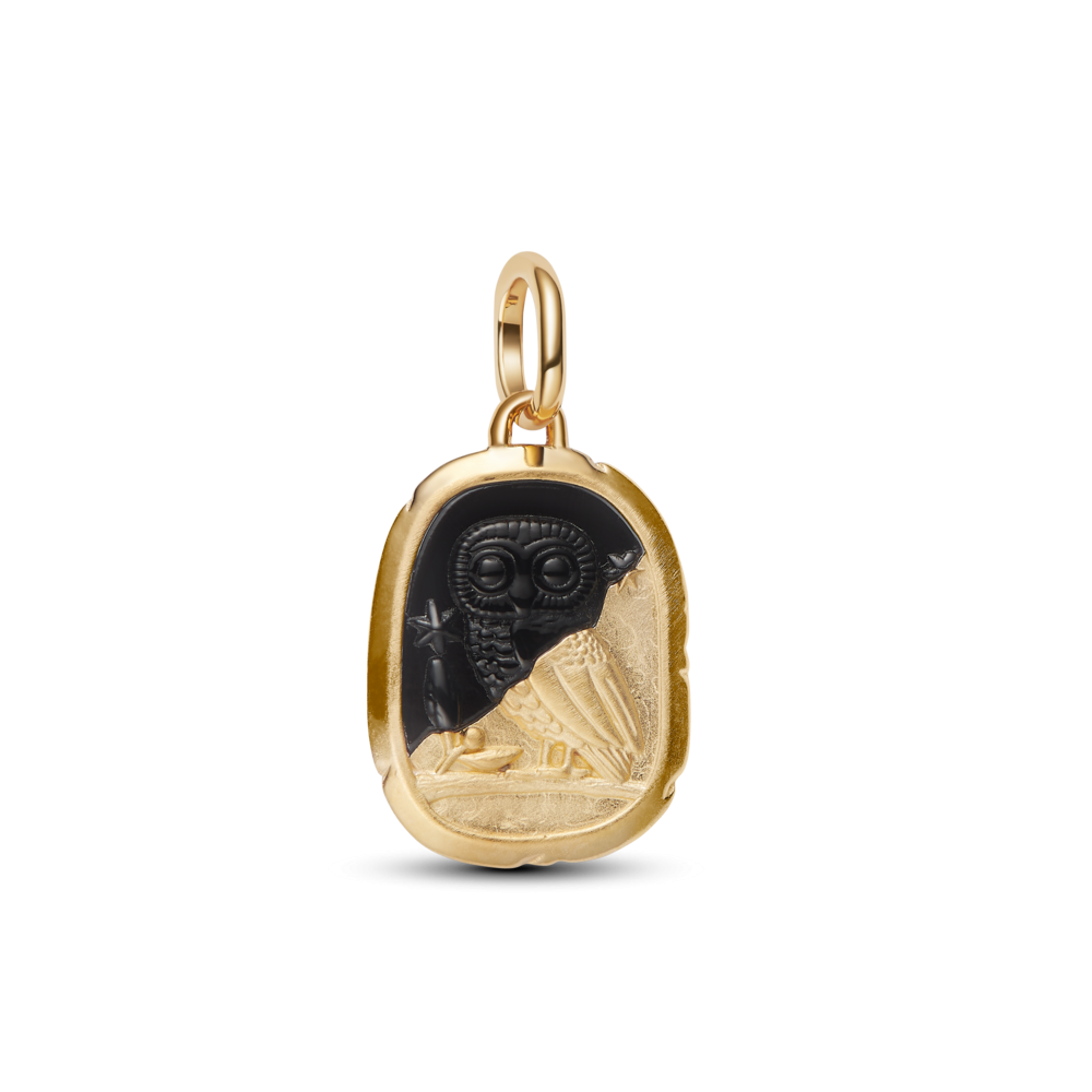 Pandora Owl Medallion Charm
