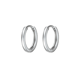 Sterling Silver Huggie Earrings 12mm