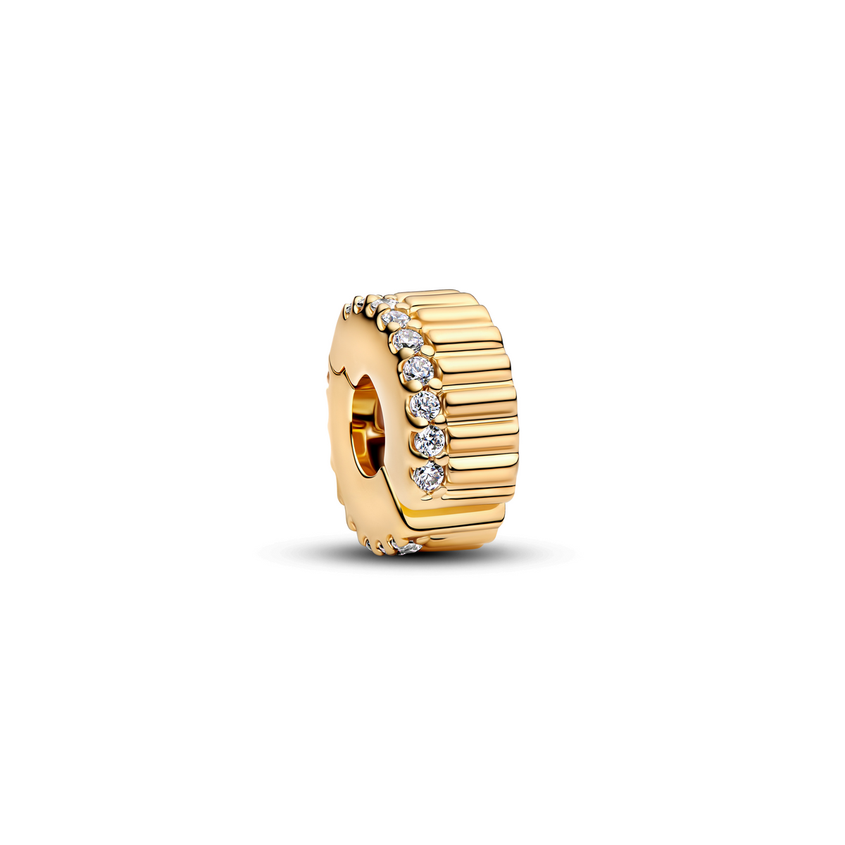 Pandora Shine Ribbed Clip Charm