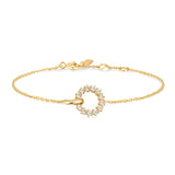 Ania Haie Interlinked Circles Pavé Bracelet