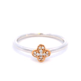 Diamond Dress Ring in White Gold