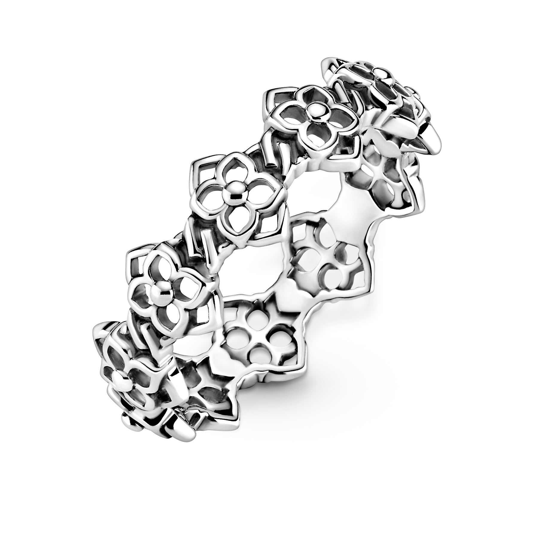 Pandora Rose Petals Band Ring