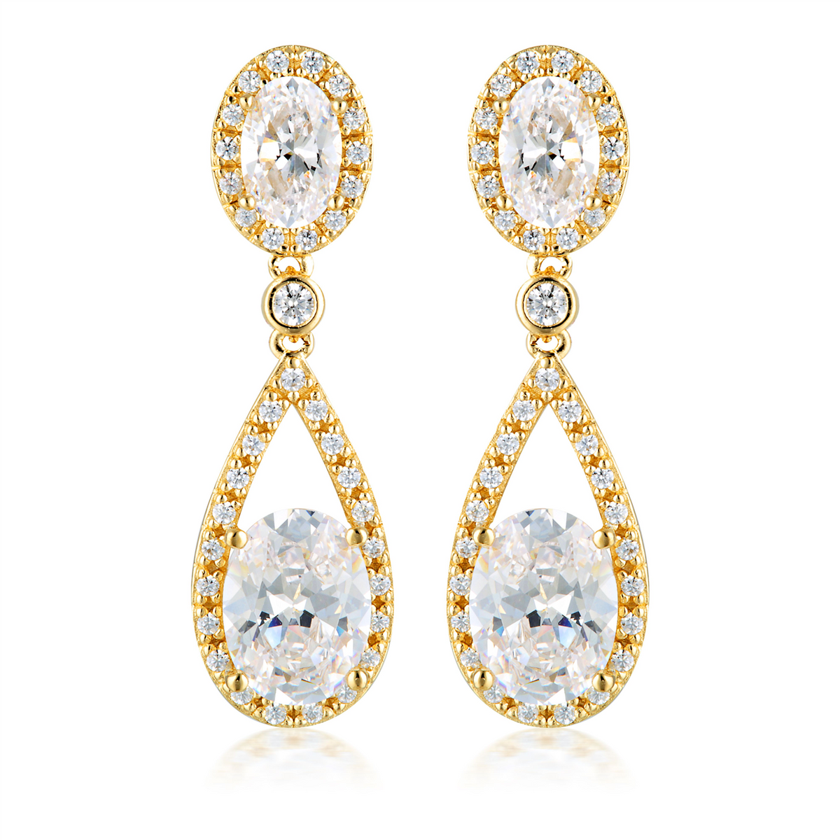 GEORGINI AURORA RADIENCE EARRINGS SILVER