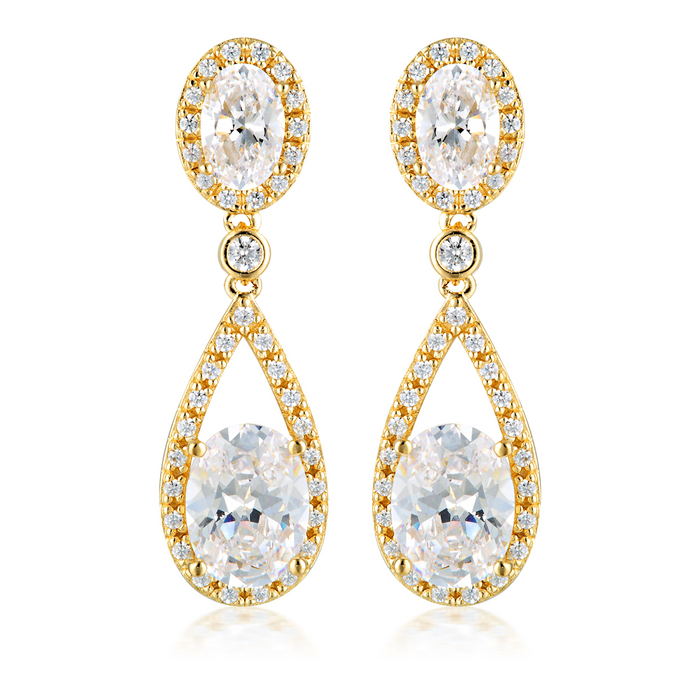 GEORGINI AURORA RADIENCE EARRINGS SILVER