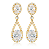 GEORGINI AURORA RADIENCE EARRINGS SILVER