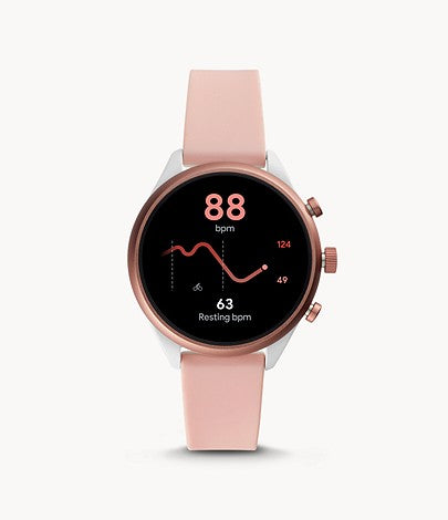 Fossil Sport Blush Silicone Smartwatch