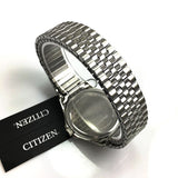 Gents Chrome Day Date Watch with Stretch Band BF5000-94A