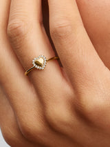 Pandora Engravable Heart Halo Ring