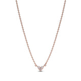 Pandora Triple Stone Heart Collier Necklace