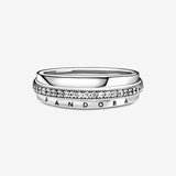 Triple Band Pavé Ring