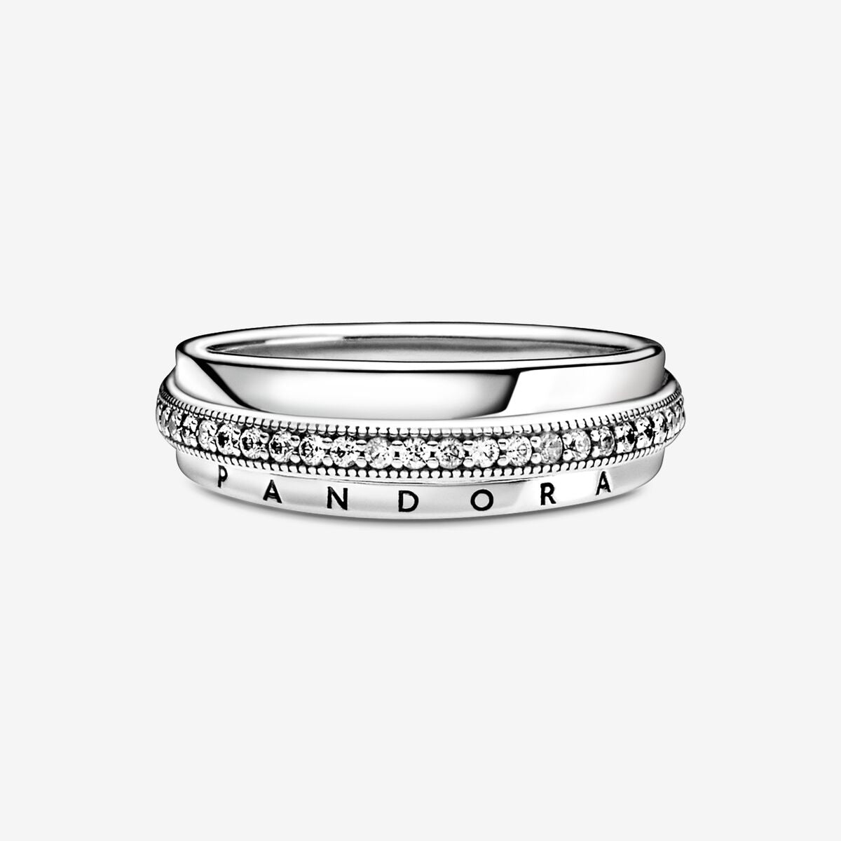 Triple Band Pavé Ring