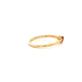 Pink Tourmaline Dress Ring in Yellow Gold