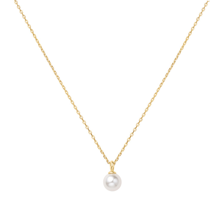 Ania Haie Gold Pearl Drop Pendant Necklace