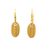 Breuning Tsavorite and Diamond Drop Earrings in Yellow Gold
