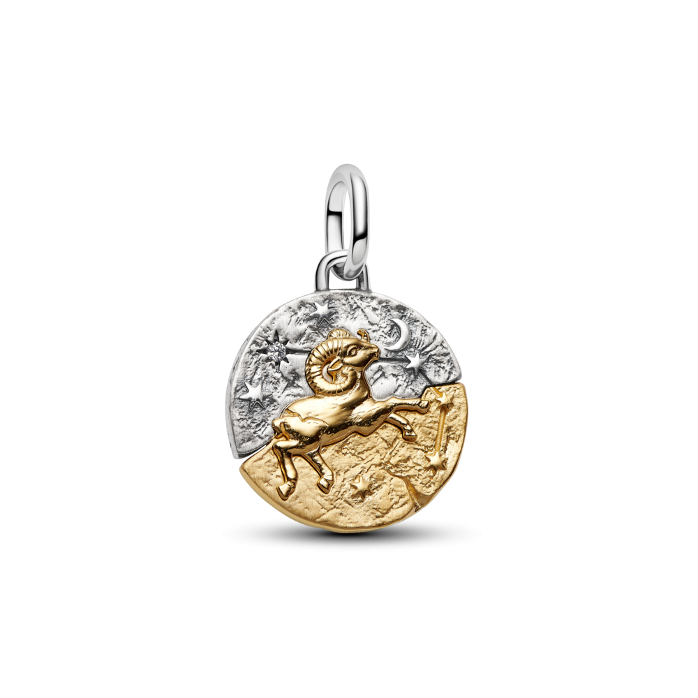 Pandora Aries Zodiac Medallion Charm