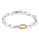 THOMAS SABO Charm Bracelet Bicolour with Connect link