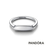 Engravable 14k gold-plated ring