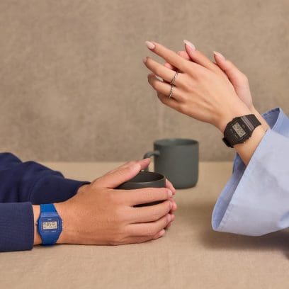 CASIO F91WB-8A Grey Vintage Digital Watch