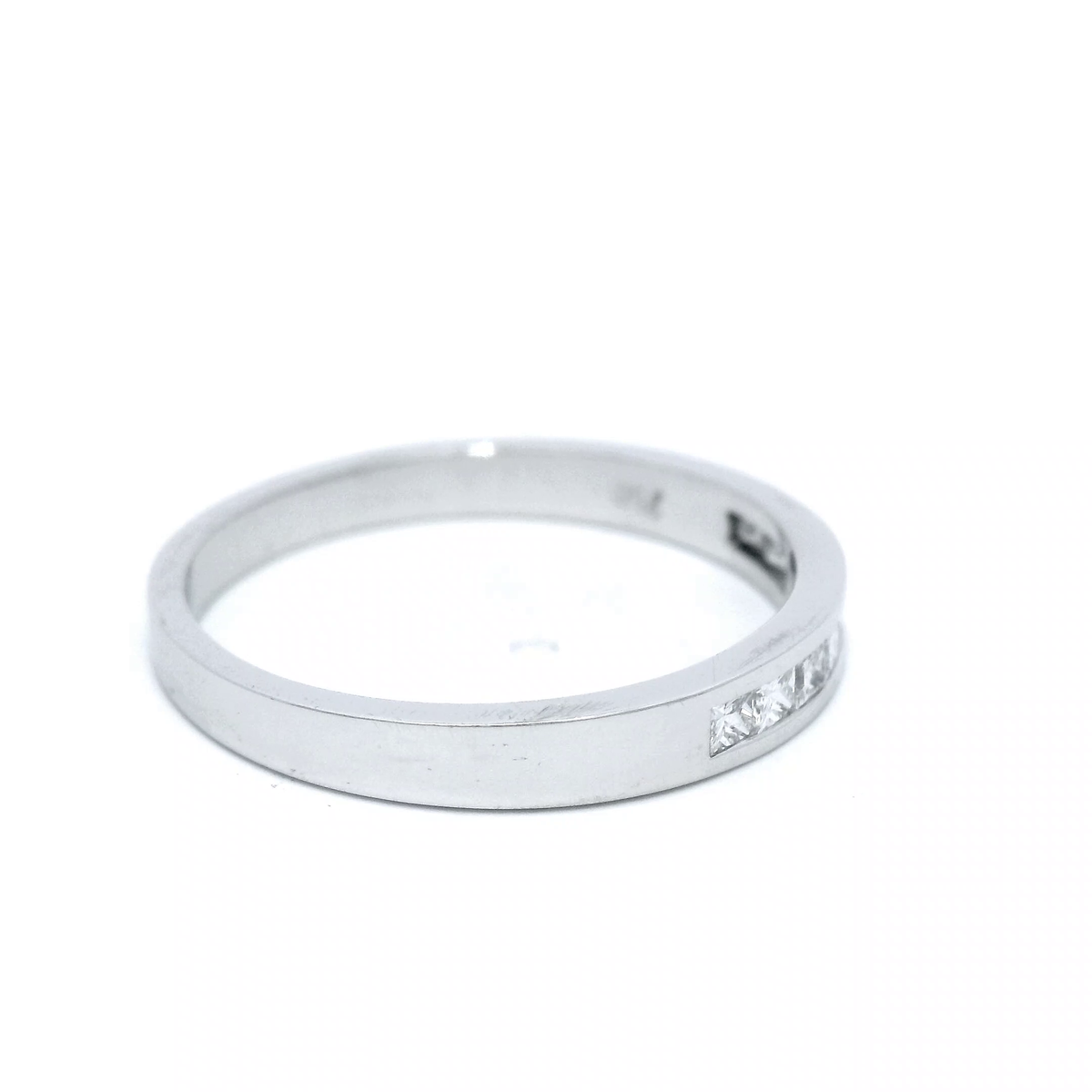 Diamond Set Eternity Ring in White Gold