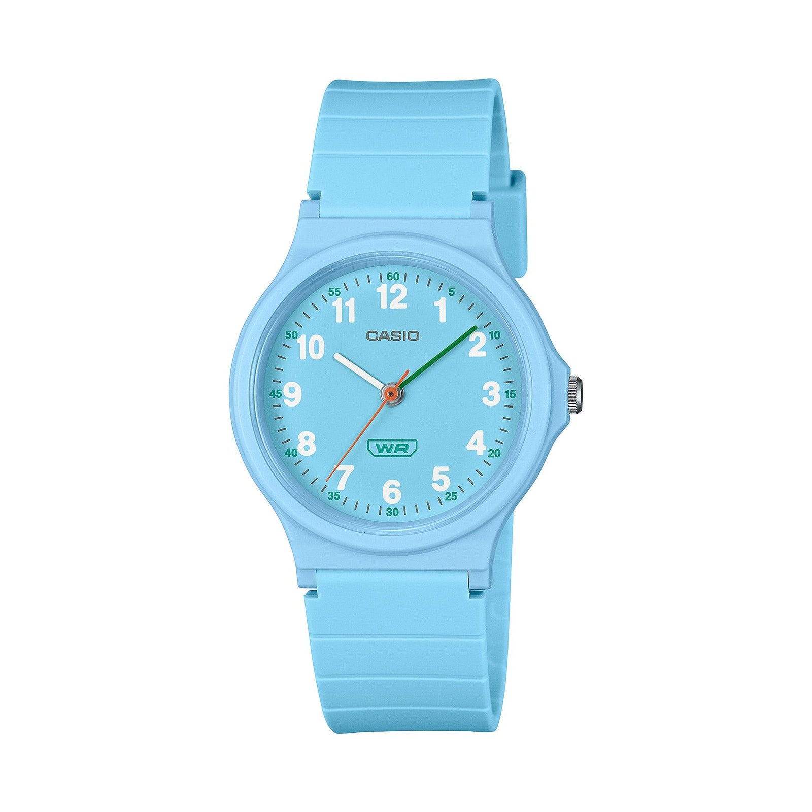 Casio Ladies Analogue Water Resistant Blue Resin Band