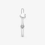 Polished Heart Open Ring - 50