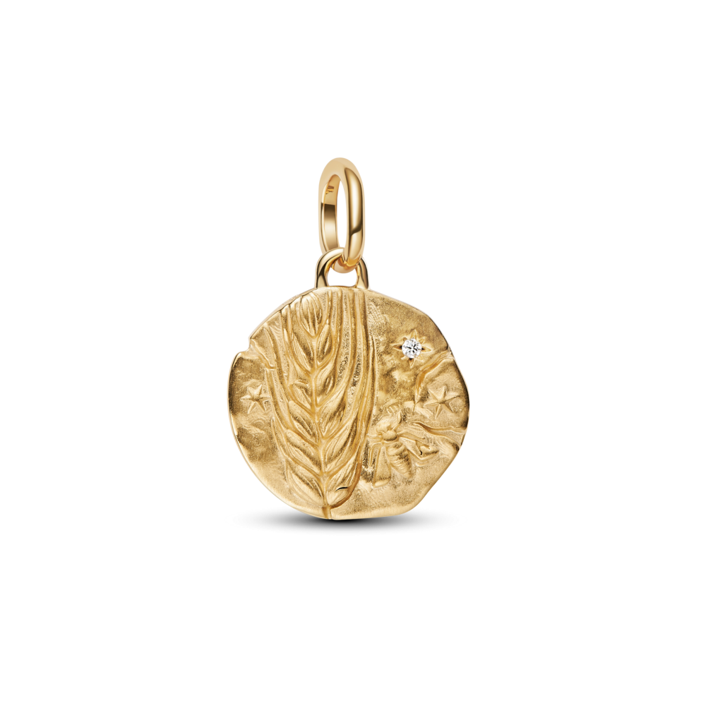 Pandora Wheat Medallion Charm