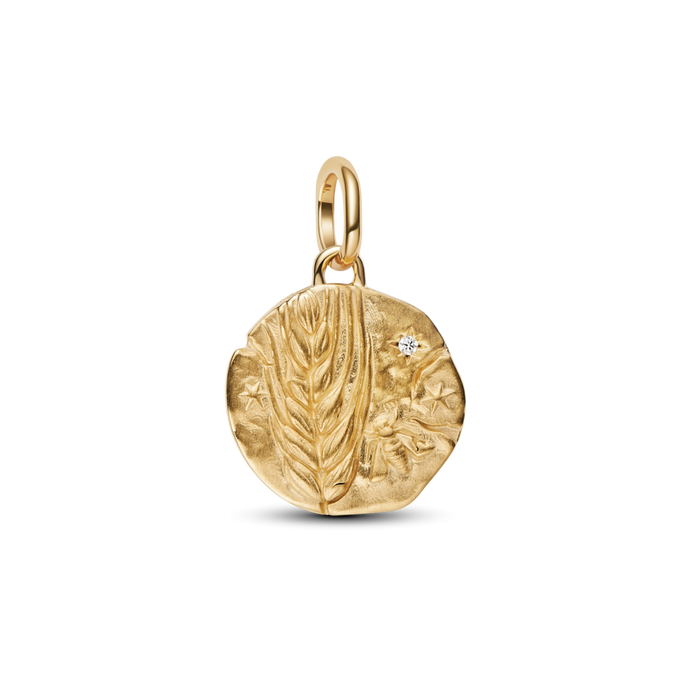 Pandora Wheat Medallion Charm
