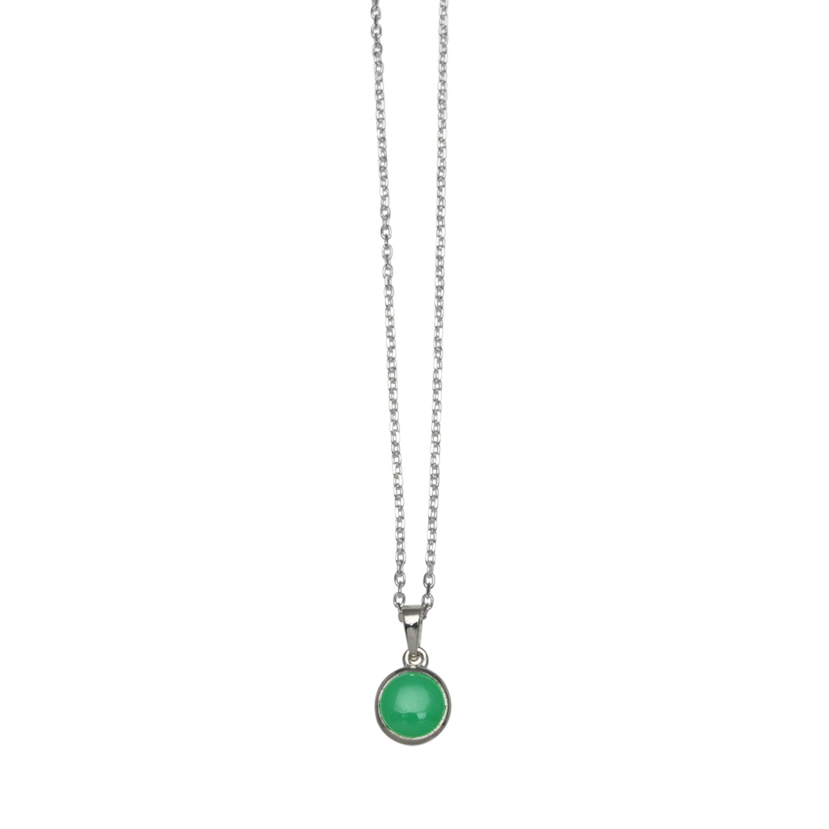 Von Treskow Adjustable Necklace with Round Chrysoprase