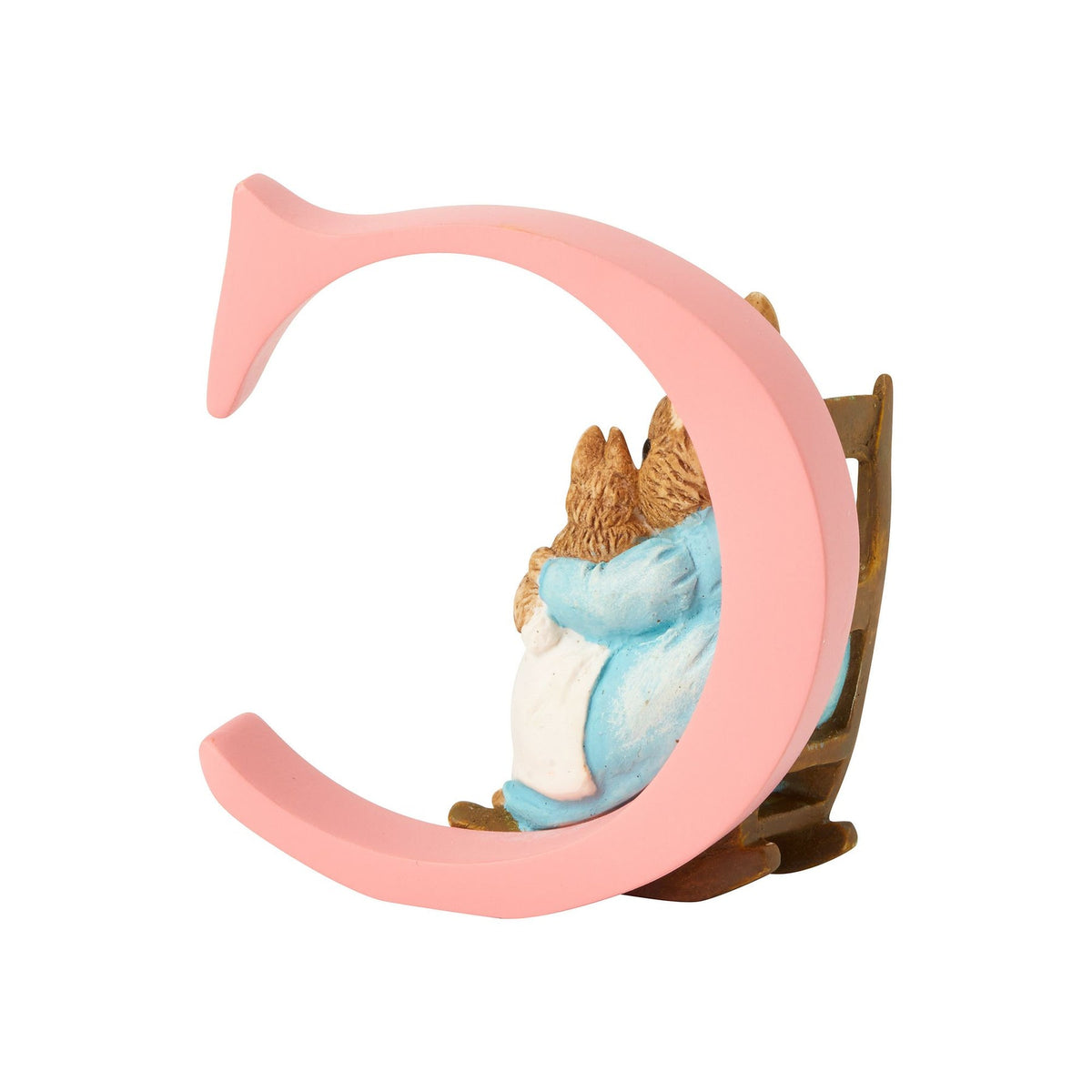 Beatrix Potter C - Mrs. Rabbit & Bunnies Decorative Alphabet Letter