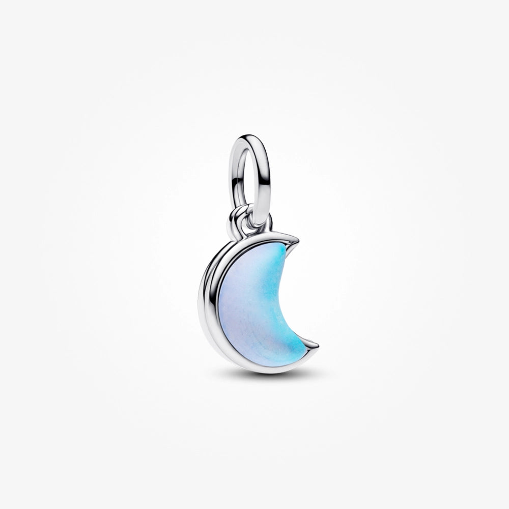 Pandora Crescent Moon Double Dangle Charm