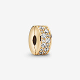 Transparent Pavé Gemstone Clip