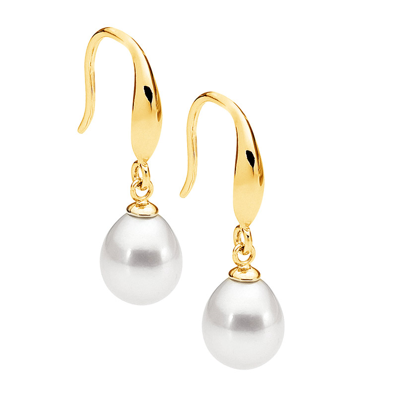 Ellani Freshwater Pearl Drop Earring