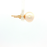 The Cosmic Moon Studs 8.5-9mm Pearl