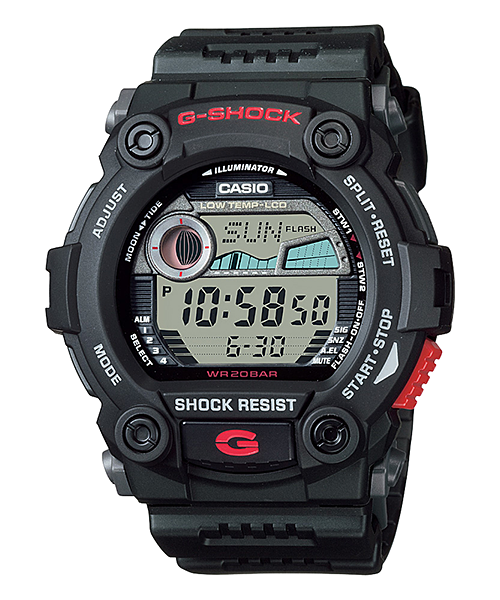 G-Shock Rescue Digital Sport Black Resin Watch