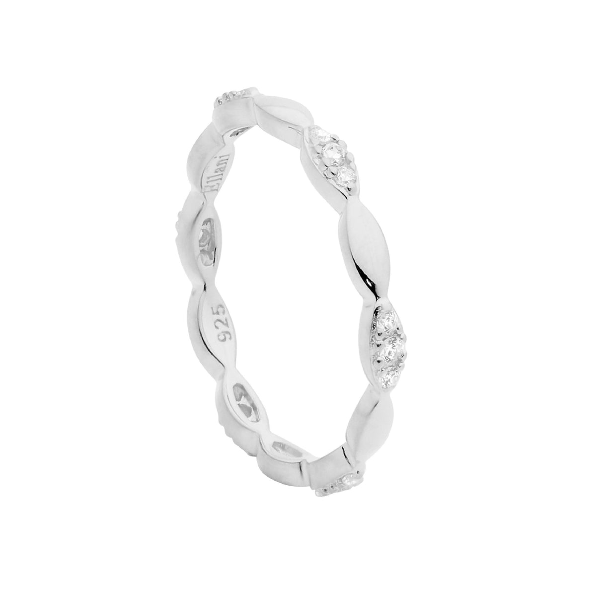 Ellani Tear Shape Stacker Ring