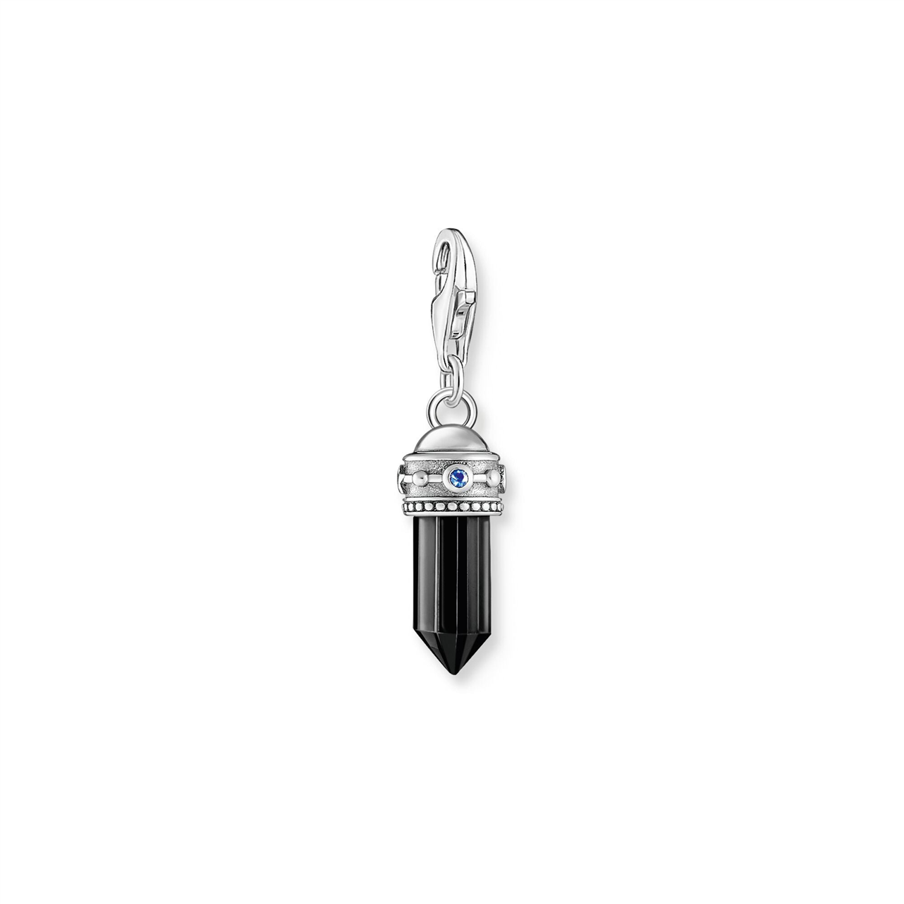 Thomas Sabo Onyx Hexagon Charm Pendant with Colourful Stones