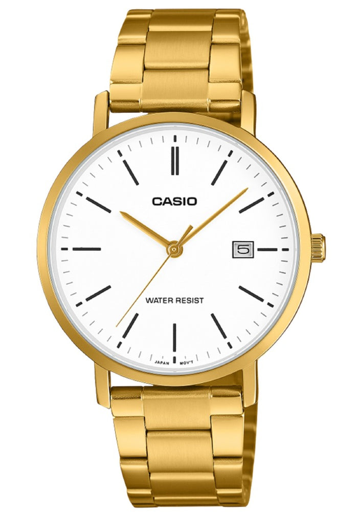 Casio Analog Stainless Steel Strap Watch MTPVT05G-7E