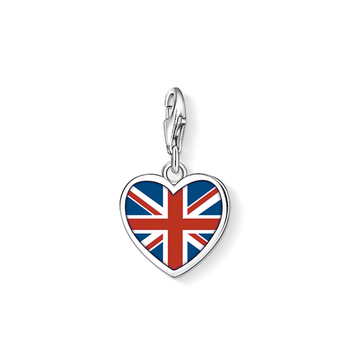 Thomas Sabo Charm Club Flat British Heart Charm