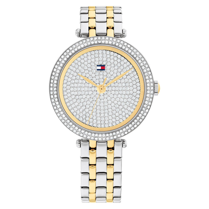 Tommy Hilfiger Two-Tone Steel Silver Dial Women's Watch