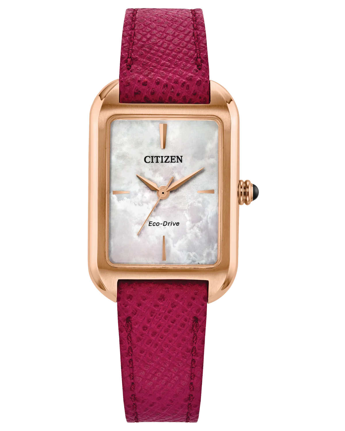 Citizen Dress Classic White Dial Leather Strap EM1193-08D