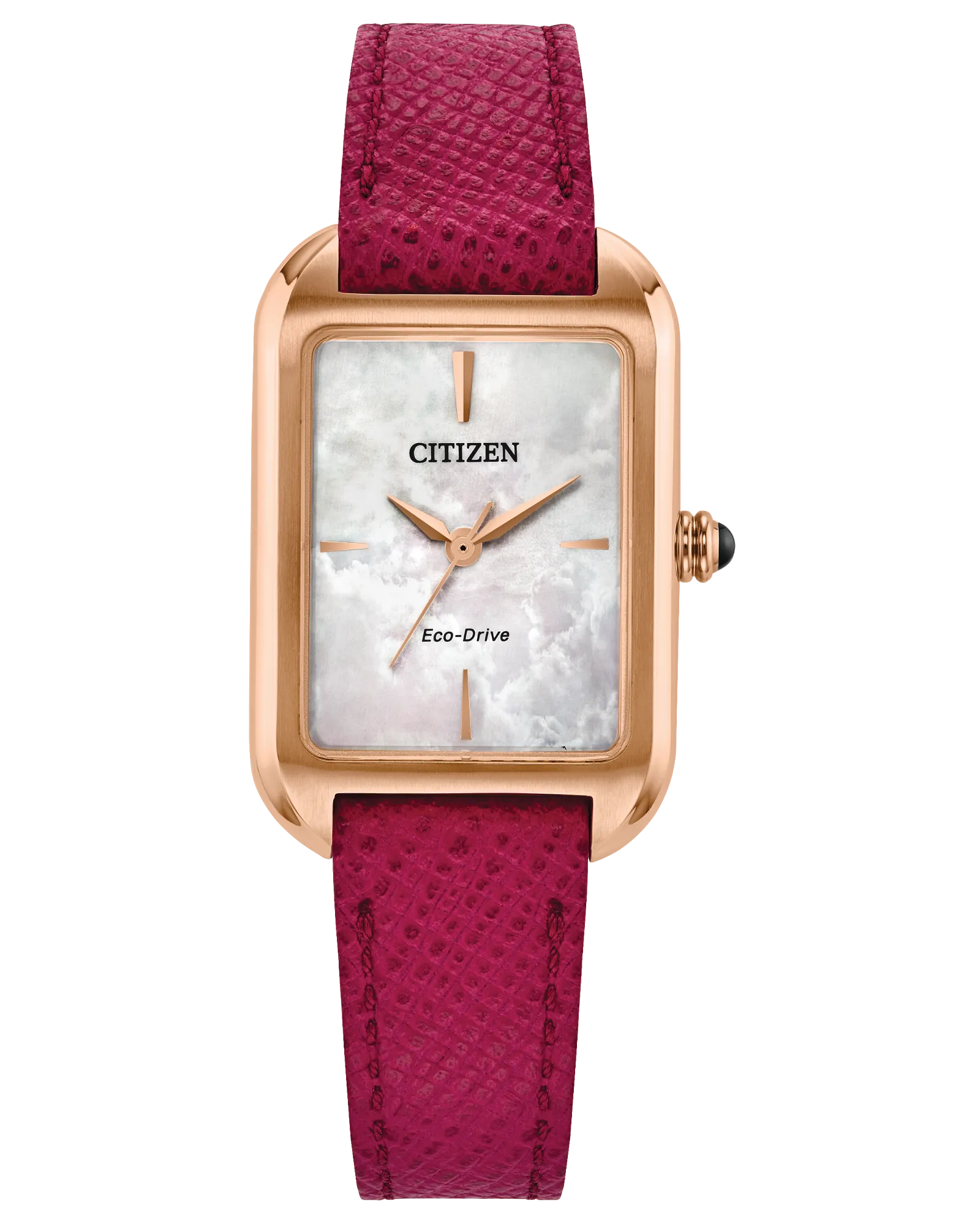 Citizen Dress Classic White Dial Leather Strap EM1193-08D