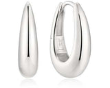 Ania Haie Fluid Classic Dome Hoop Earrings