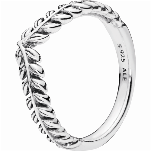 Pandora Wheat Grains Wishbone Ring