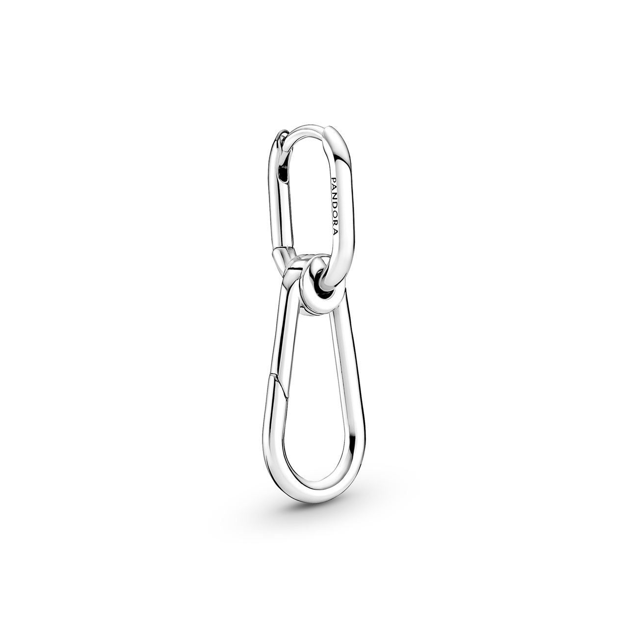 Pandora Me Silver Hoop Link Earring