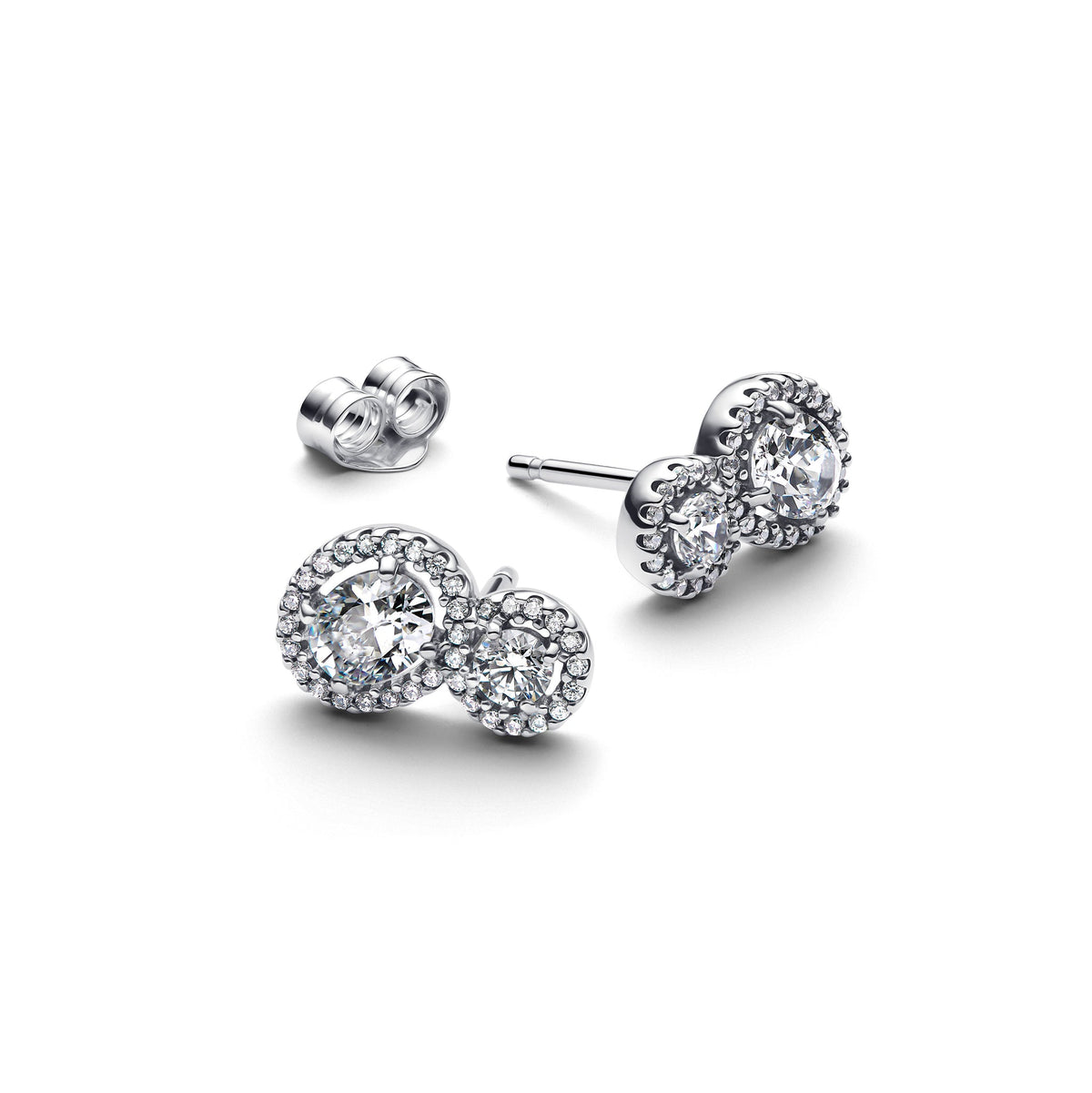 Pandora Embracing Halo Stud Earrings